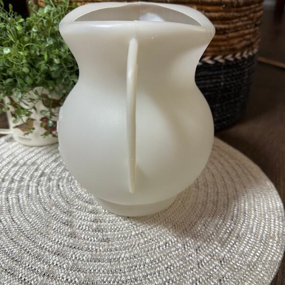 Vintage KOOLAID KOOL AID MAN Smiling Face White 2 Qt Pitcher 1980s EUC - Picture 2 of 14